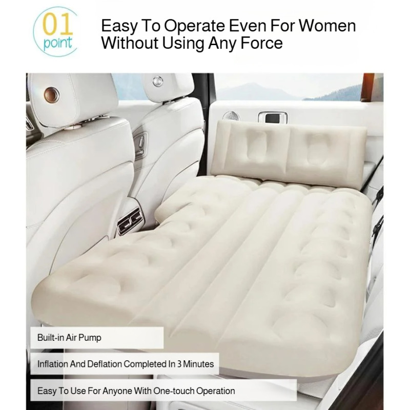 Inflatable Mattress - Kasur Angin Mobil Elektrik Satu Sentuhan,