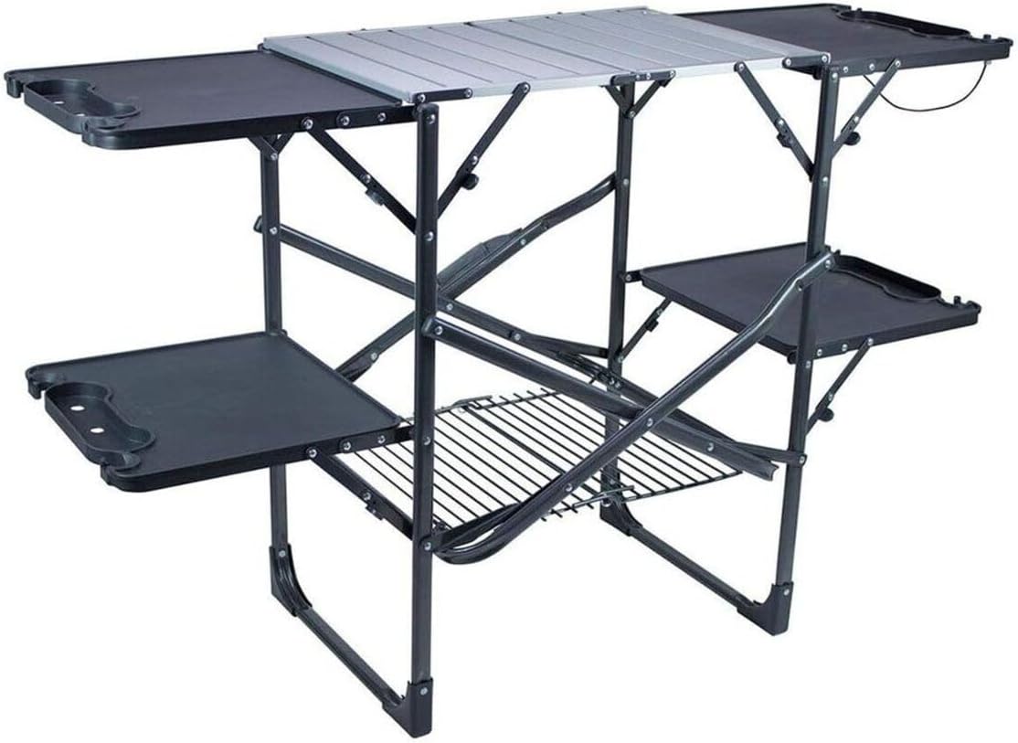 Kitchen Outdoor Camping - Meja Dapur Lipat Portabel untuk Berkemah