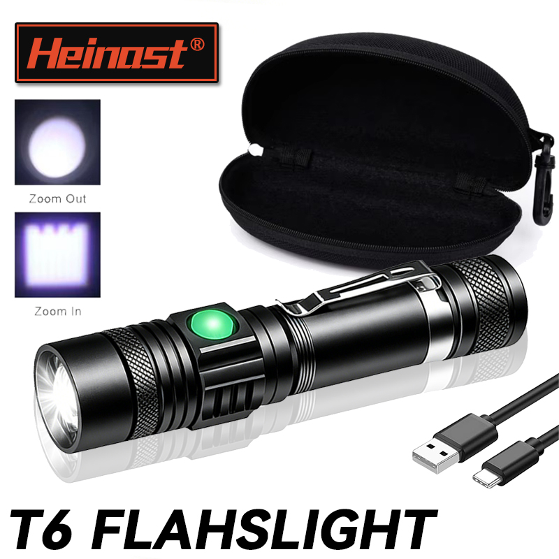 Headlamp - Senter LED T6 Isi Ulang, Senter