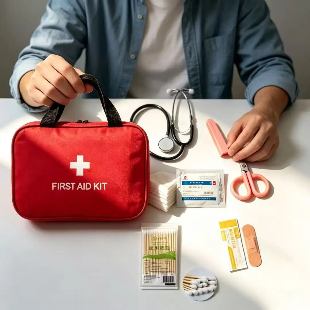 Survival Kit - Perlengkapan Medis Kotak P3K dengan Stetoskop