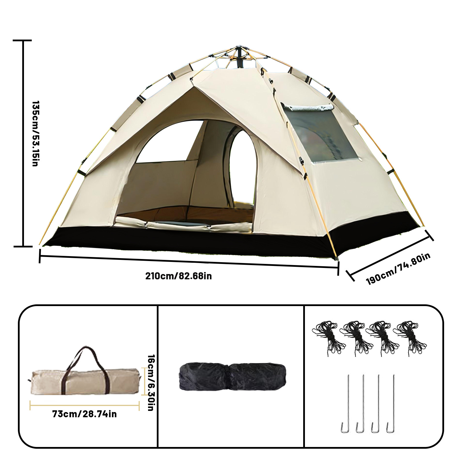 Outdoor Camping Automatic Quick Opening Tent - Tenda otomatis buka cepat untuk luar