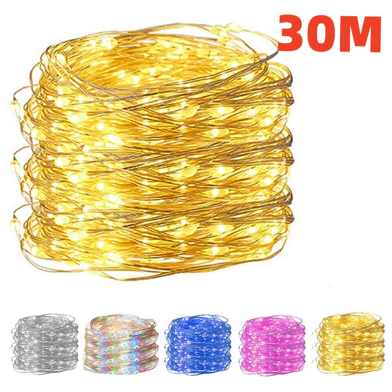 Outdoor Camping Lights String - Lampu setrip LED USB 30Meter, lampu