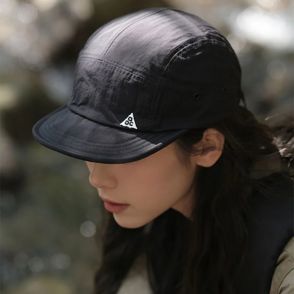 Japanese Outdoor Camping - Topi bisbol tepi pendek Retro Jepang,