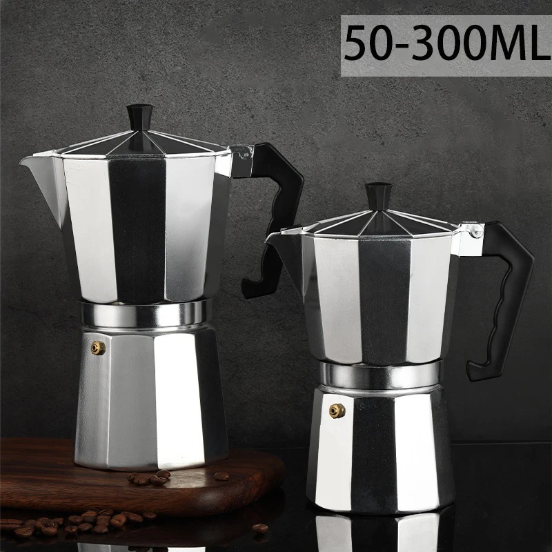 Camp Percolator Coffee - Pembuat Kopi Moka Pot Aluminium Multi-ukuran