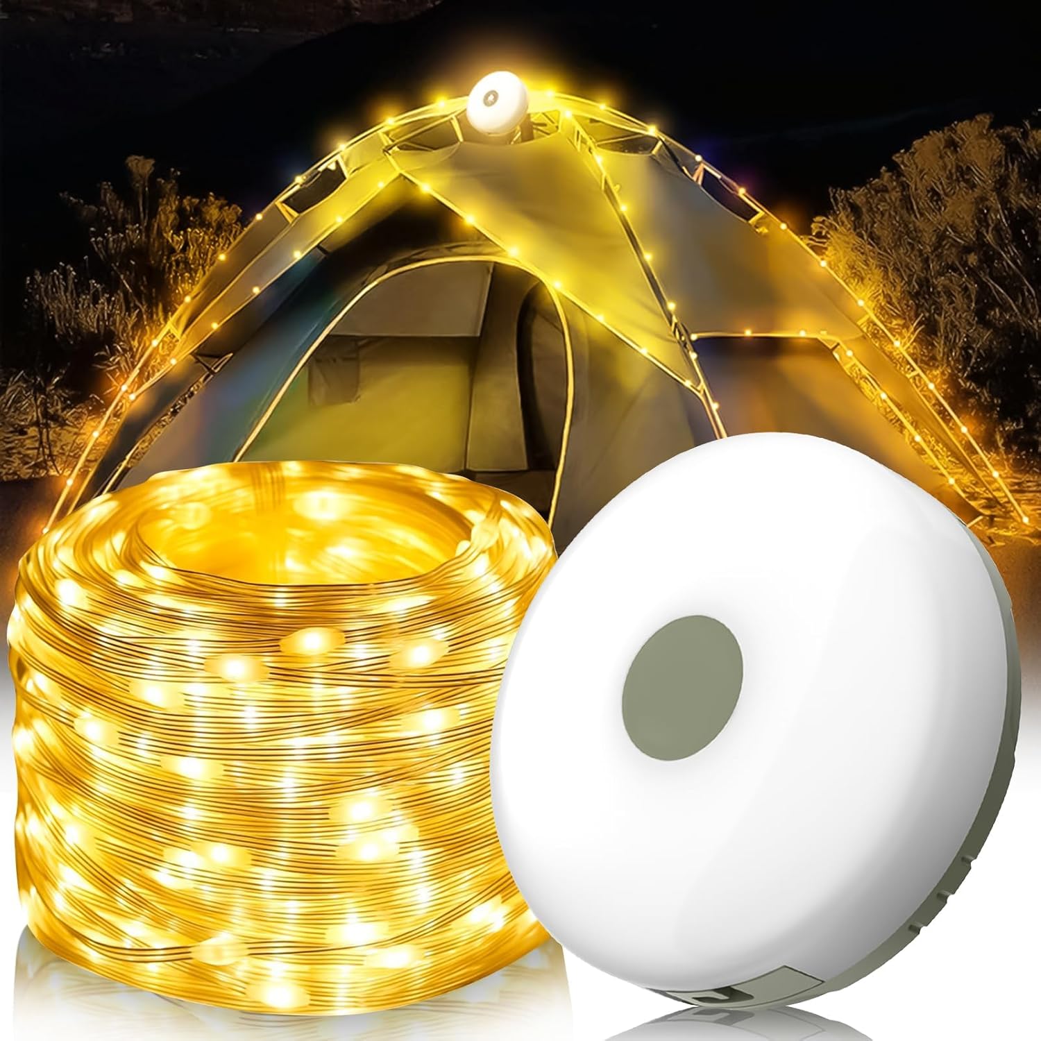 Outdoor Camping Lights String - Lampu Kemah luar ruangan USB, lampu