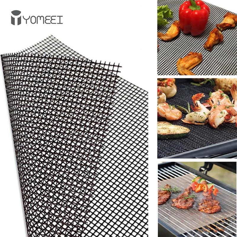 Outdoor Camping Rugs - YOMEEI 1 Buah Alas Pemanggang Barbekyu