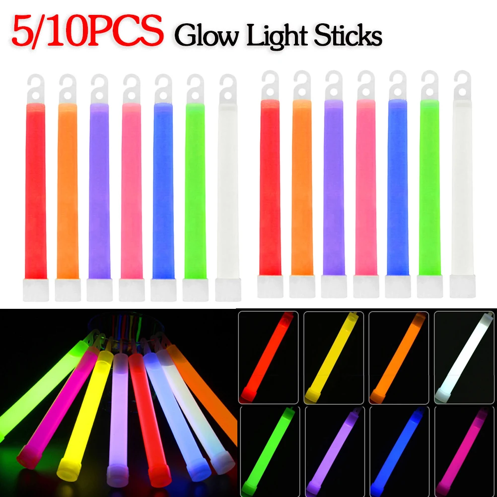 Glow Sticks Survival - Alat bertahan hidup militer 6 inci,