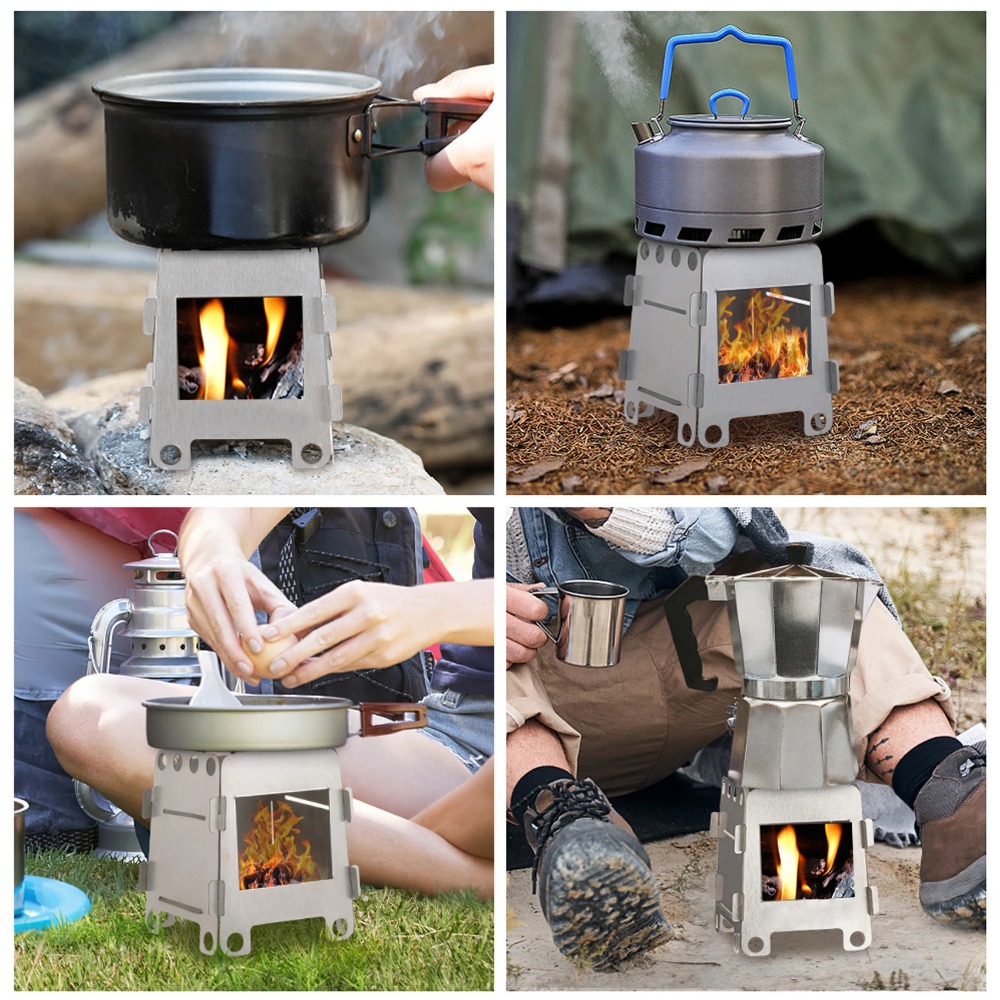 Outdoor Camping Wood Stove - Kompor Kayu untuk Berkemah Kompor Alkohol