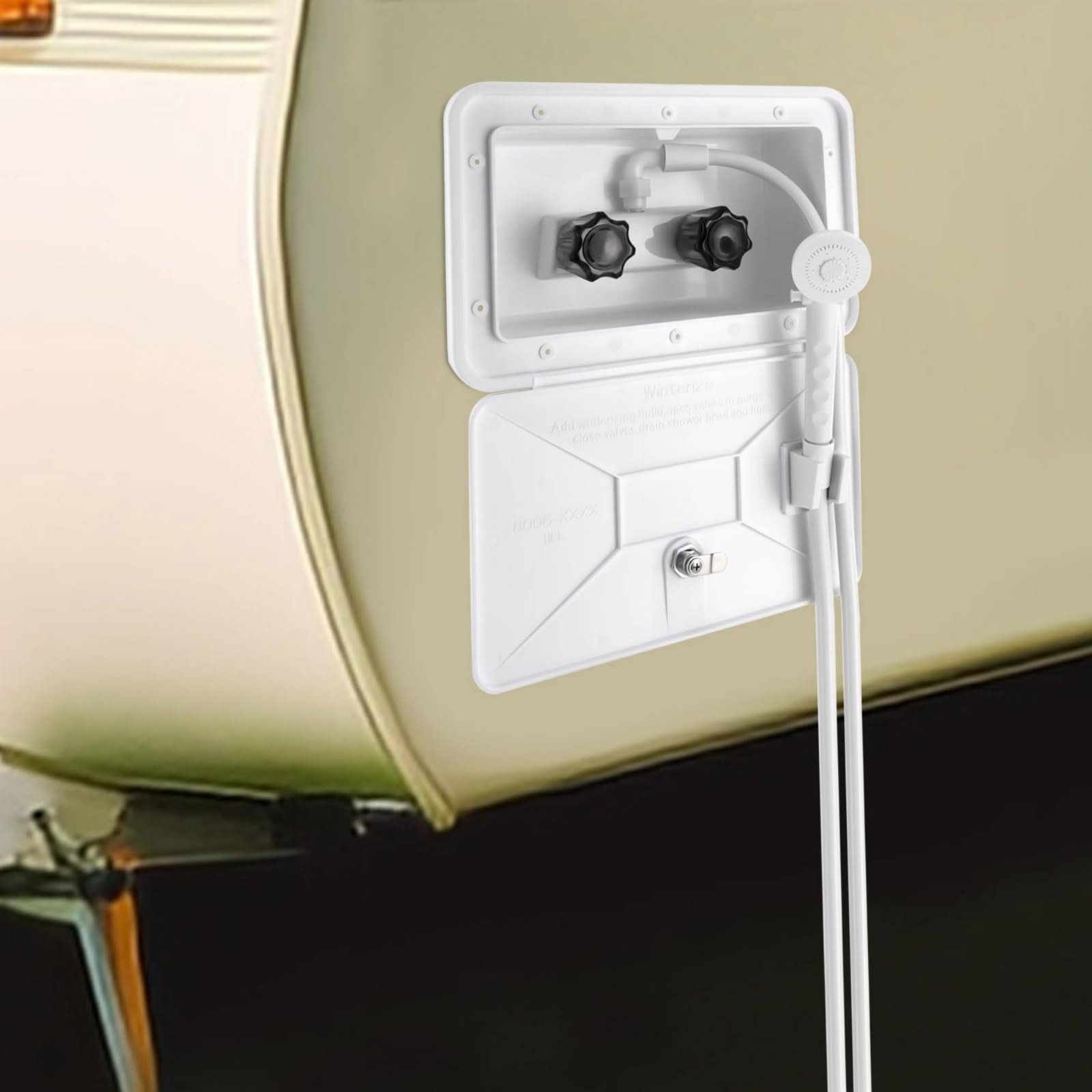 Outdoor Camping Showers - Kotak Shower Eksterior RV Kompak, Perlengkapan