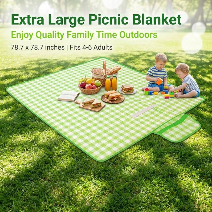 Outdoor Camping Mats Large - Alas Piknik Lipat Anti Air Bermotif