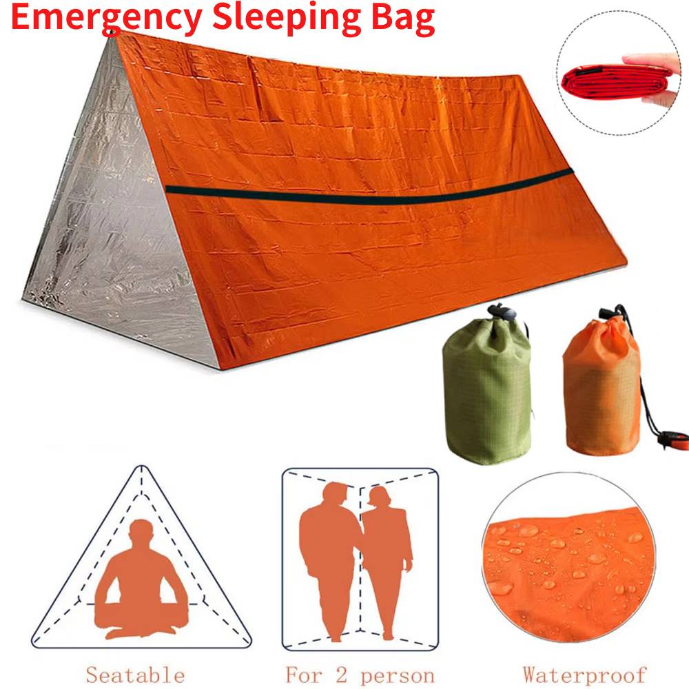 Survival Kit - Kantong Tidur Darurat Tahan Air Portabel