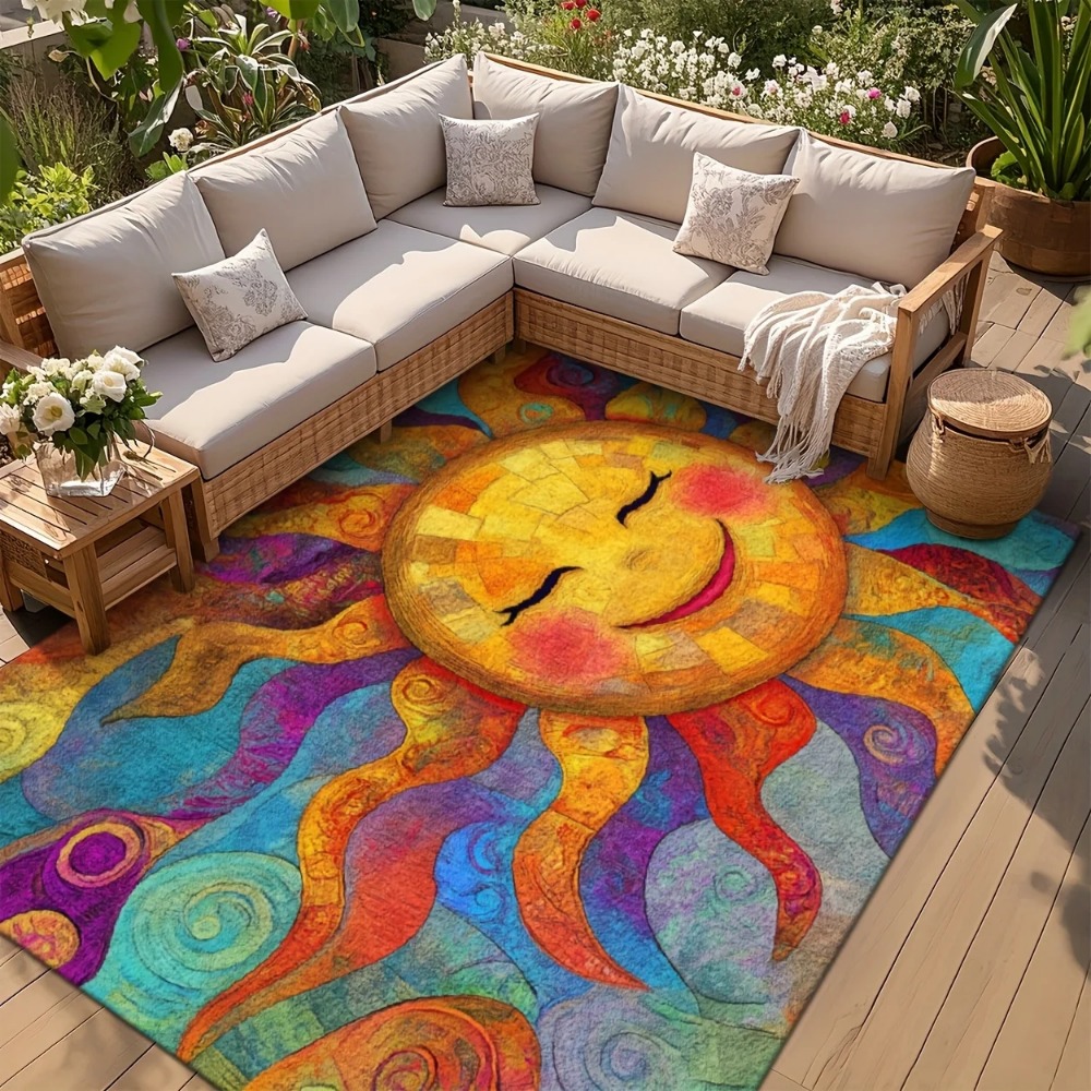 Outdoor Camping Mats Large - Karpet Luar Ruangan Besar Multiwarna Cetak