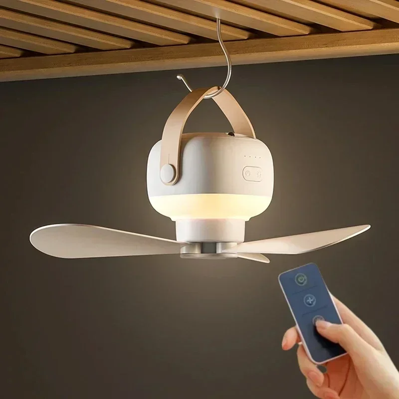 Outdoor Camping Light Ideas - Kipas Angin Mini Portabel Nirkabel dengan