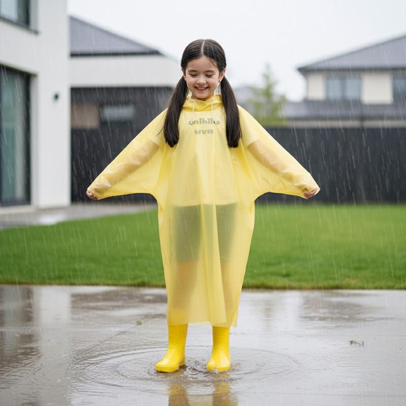 Outdoor Camping Activities For Kids - Jas Hujan Anak Sekali Pakai Bahan