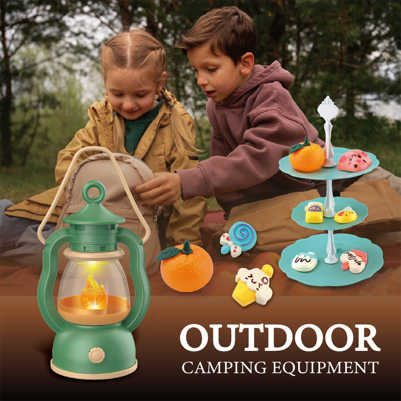 Outdoor Camping Kit - Set Berkemah Anak-anak Api Unggun Berpura-pura