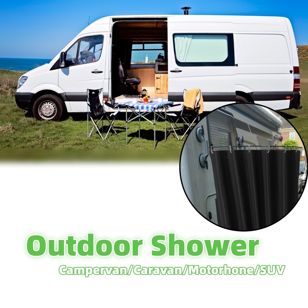 Outdoor Camping Showers - Tirai Mandi Luar Ruangan dengan Gagang