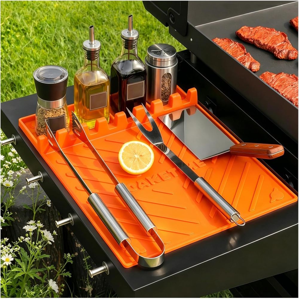 Kitchen Outdoor Camping - Alas Panggangan Silikon atau Aksesoris Griddle,