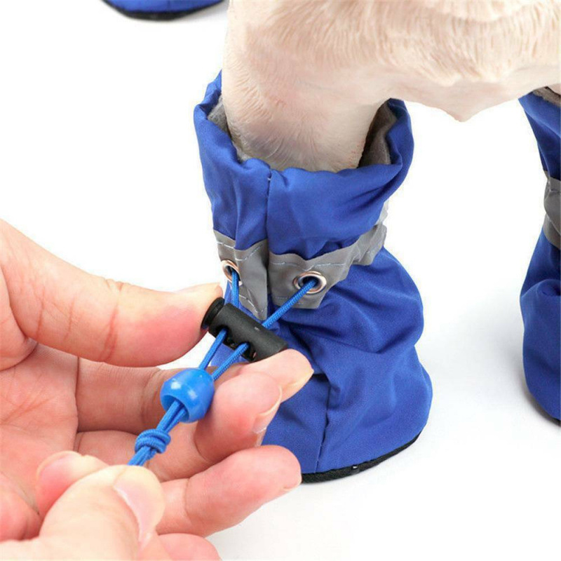 Outdoor Camping Slippers - 4 Buah Sepatu Anjing Kecil Sepatu