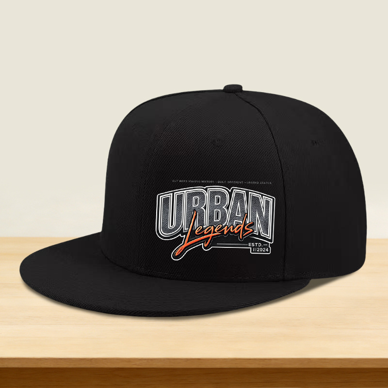 Urban Outdoor Camping - 1 Buah Topi Hip-Hop Bermotif Urban