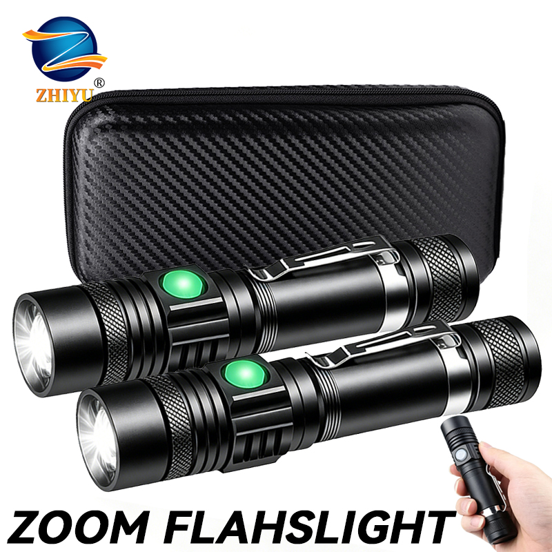 Headlamp - Senter LED T6 Isi Ulang, Senter