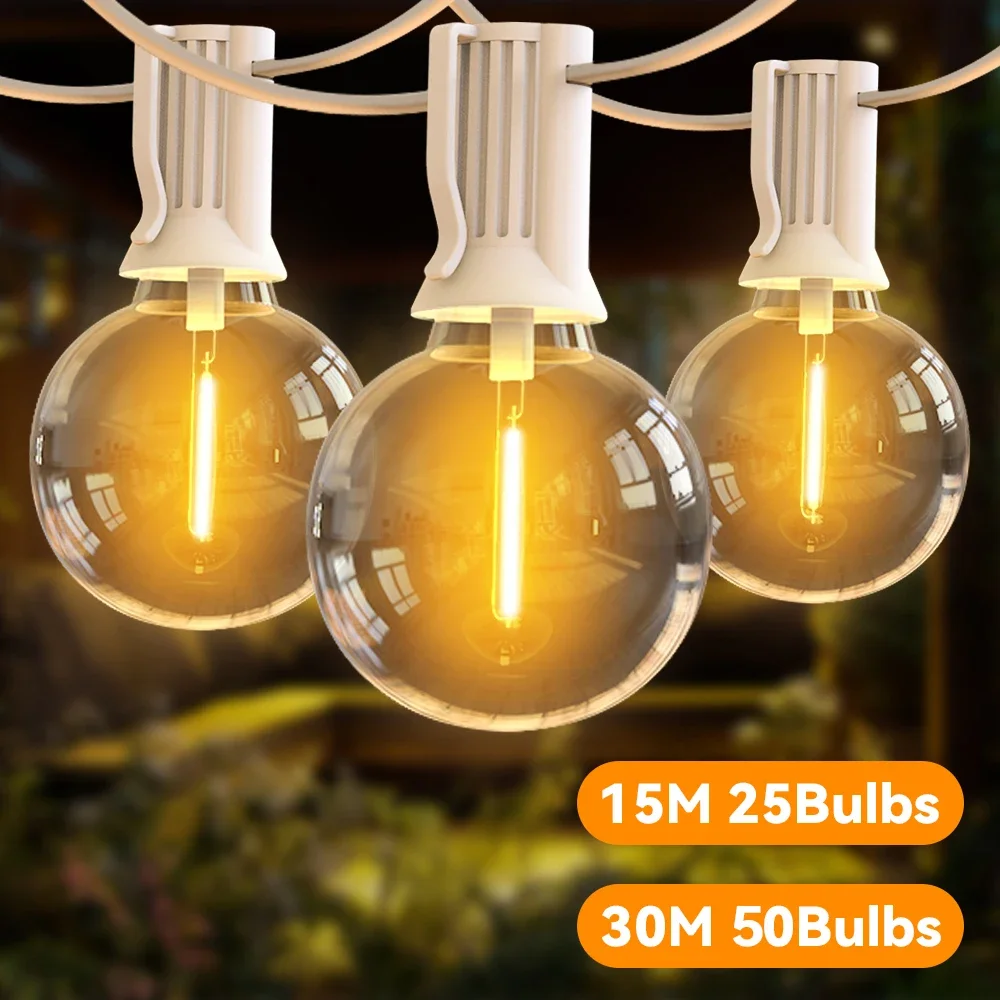 Outdoor Camping Lights String - Lampu Tali Peri 30M 15M G40