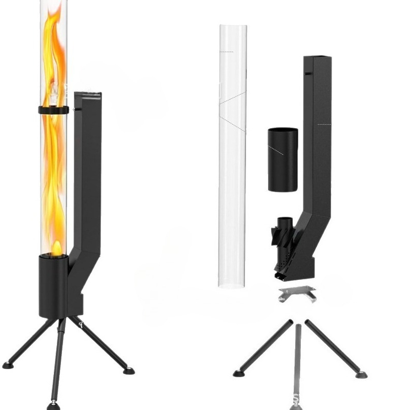 Outdoor Camping Wood Stove - Kompor Roket Vertikal - Pembakar Kayu