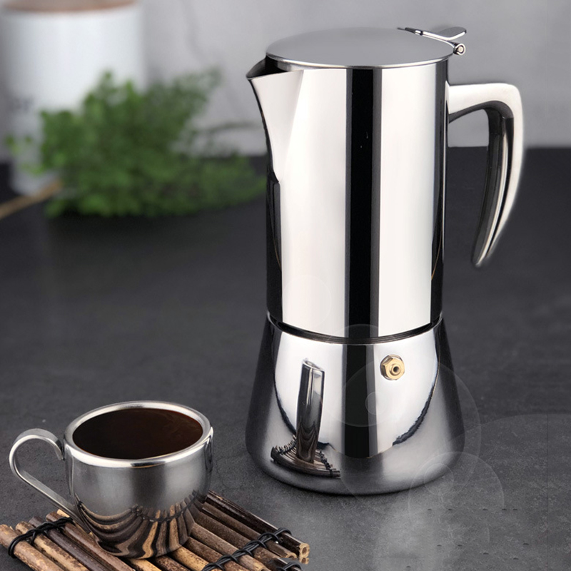 Camp Percolator Coffee - 200Ml/300Ml Teko Kopi Portabel 304 Baja