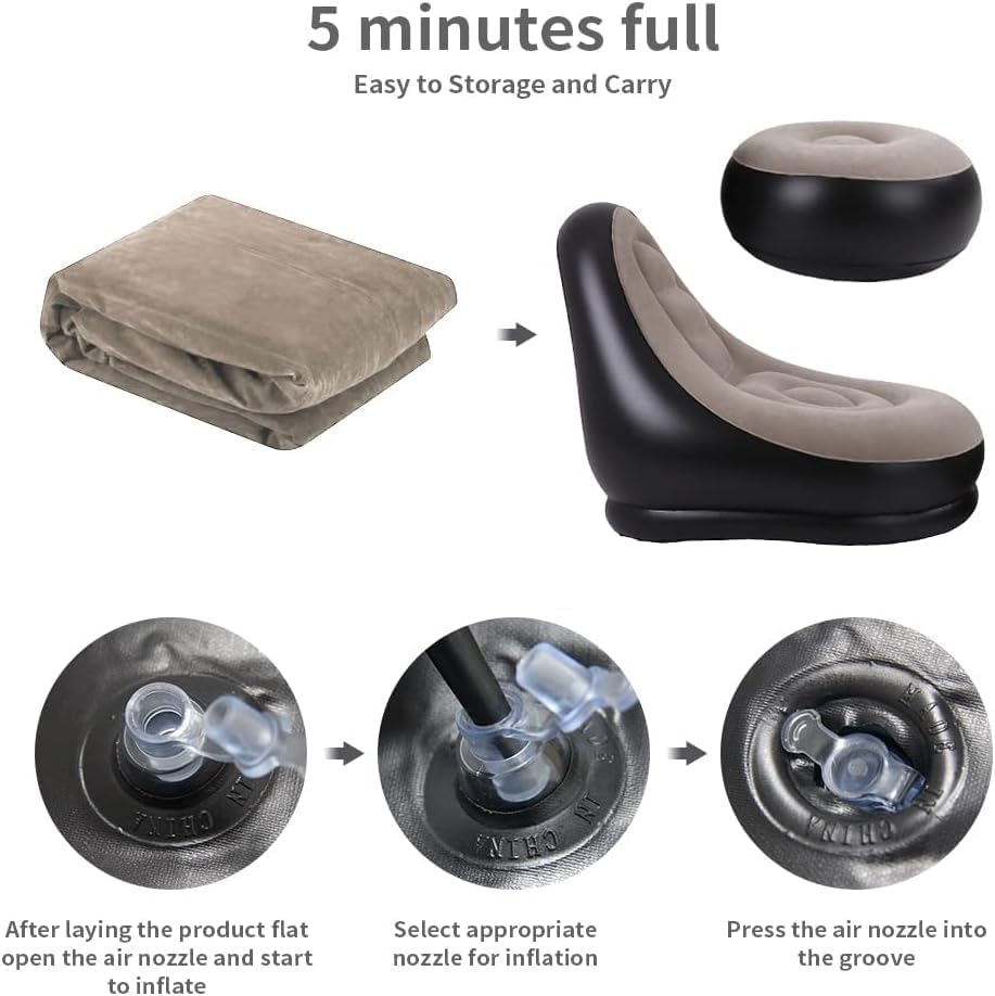 2 Buah Kursi Sofa Tiup Lipat ( - Inflatable Mattress ulasan dan harga
