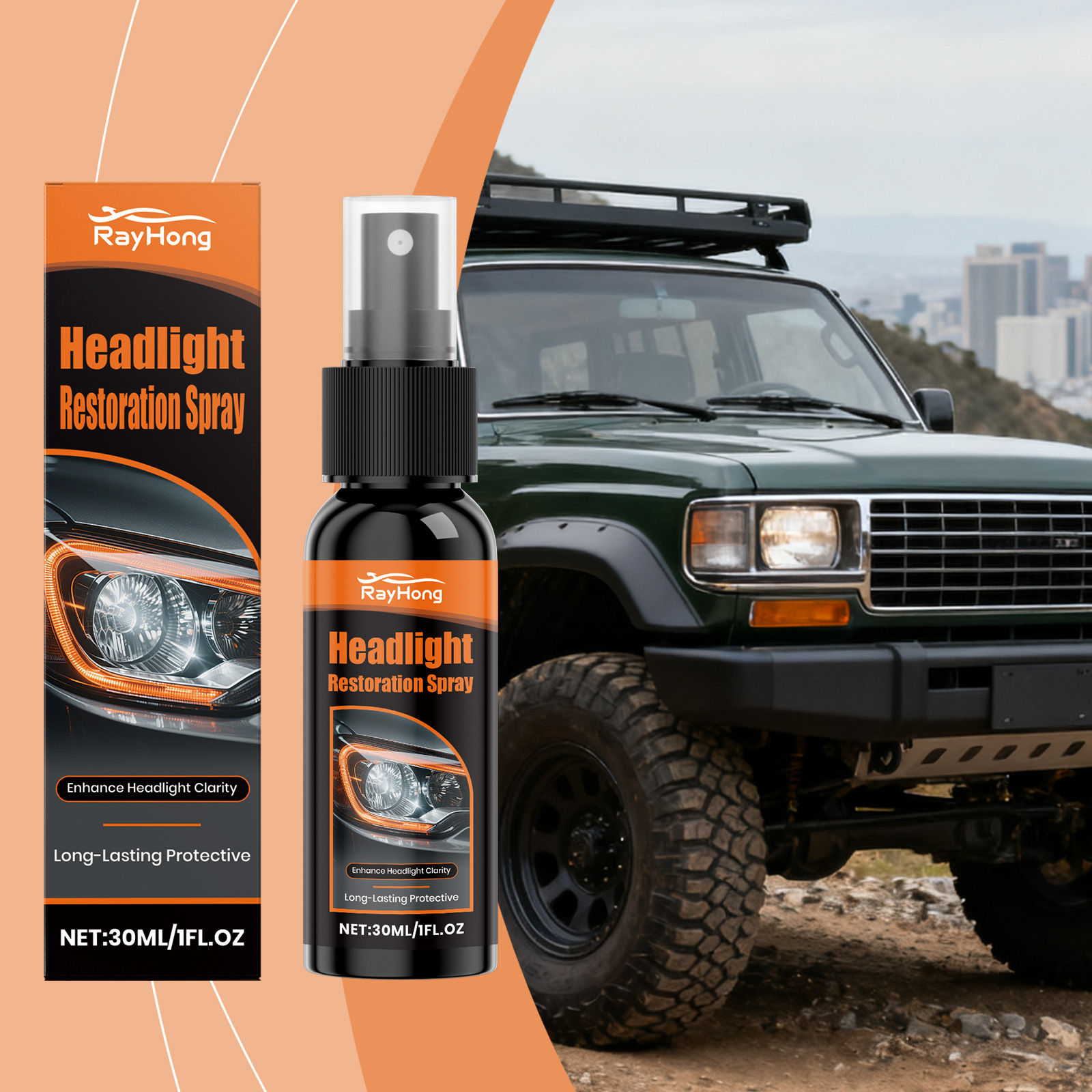 Lapisan Semprot Restorasi Lamp - Headlamp ulasan dan harga