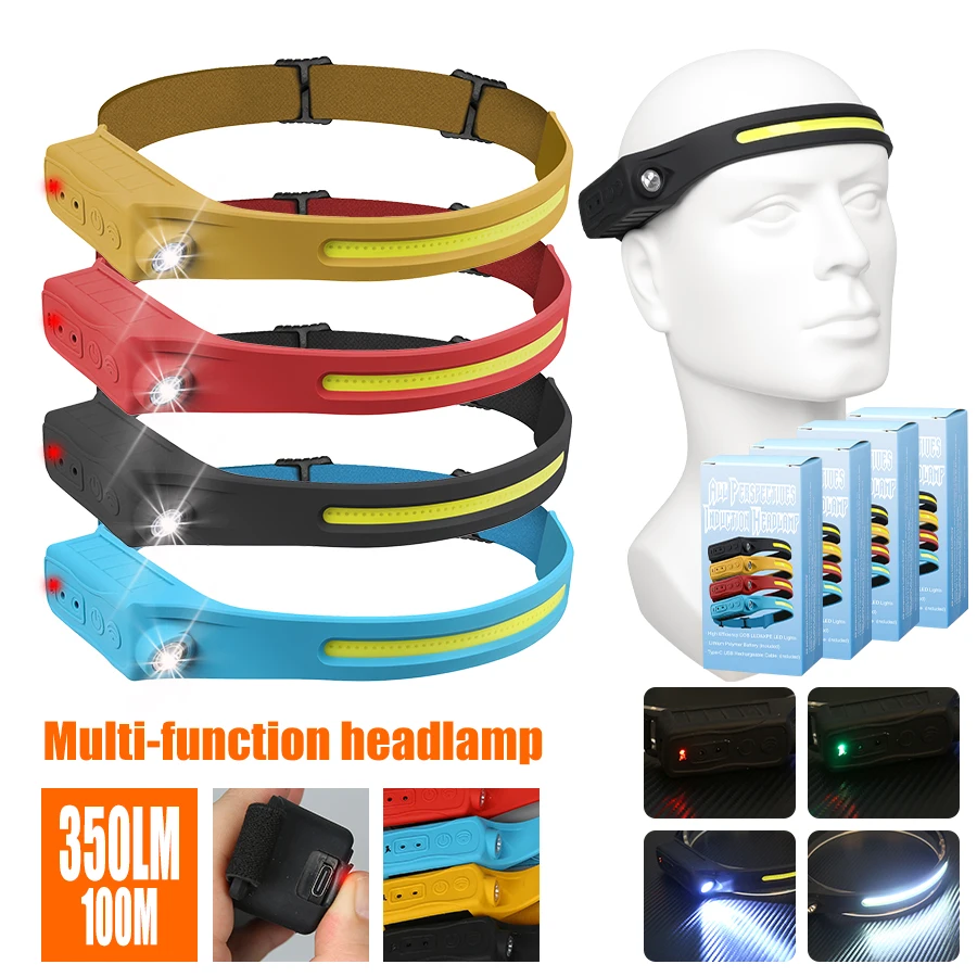 Lampu Depan Isi Ulang 350 Lume - Headlamp ulasan dan harga