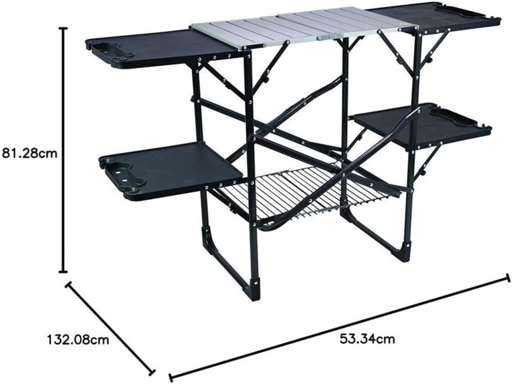 Meja Dapur Lipat Portabel untu - Kitchen Outdoor Camping ulasan dan harga