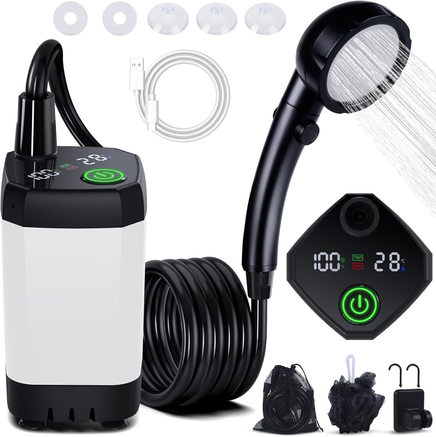 Shower Listrik Portabel Self-P - Outdoor Camping Showers ulasan dan harga