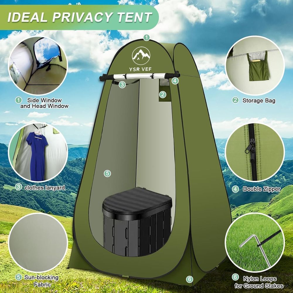 Perlengkapan Toilet Portabel,  - Outdoor Camping Kit ulasan dan harga