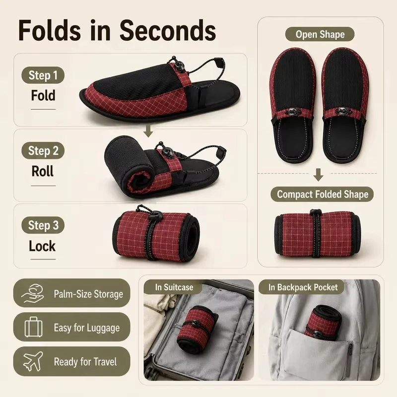 Sandal Lipat Ultra Ringan untu - Outdoor Camping Slippers ulasan dan harga