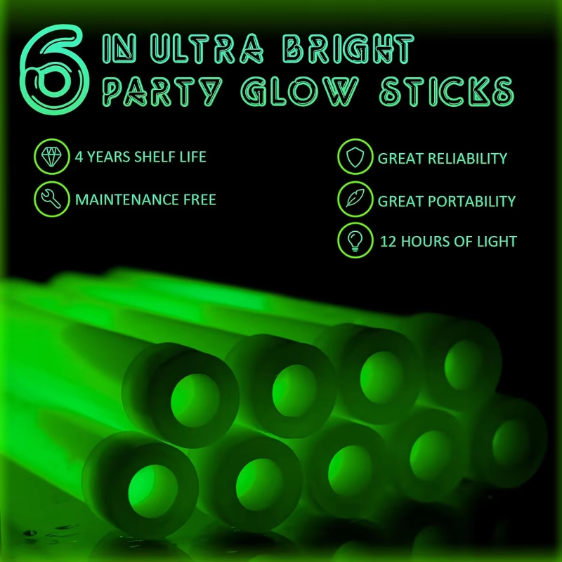 6-12 Buah Tongkat Cahaya LED d - Glow Sticks Survival ulasan dan harga