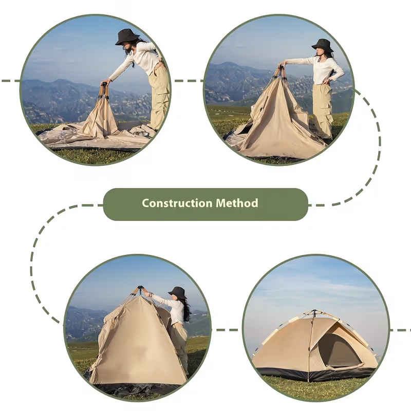 Tenda otomatis buka cepat untu - Outdoor Camping Automatic Quick Opening Tent ulasan dan harga