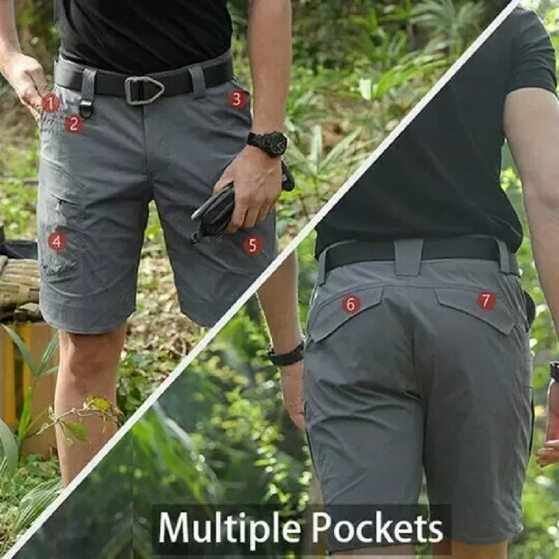 Celana Pendek Taktis Pria IX7, - Urban Outdoor Camping ulasan dan harga