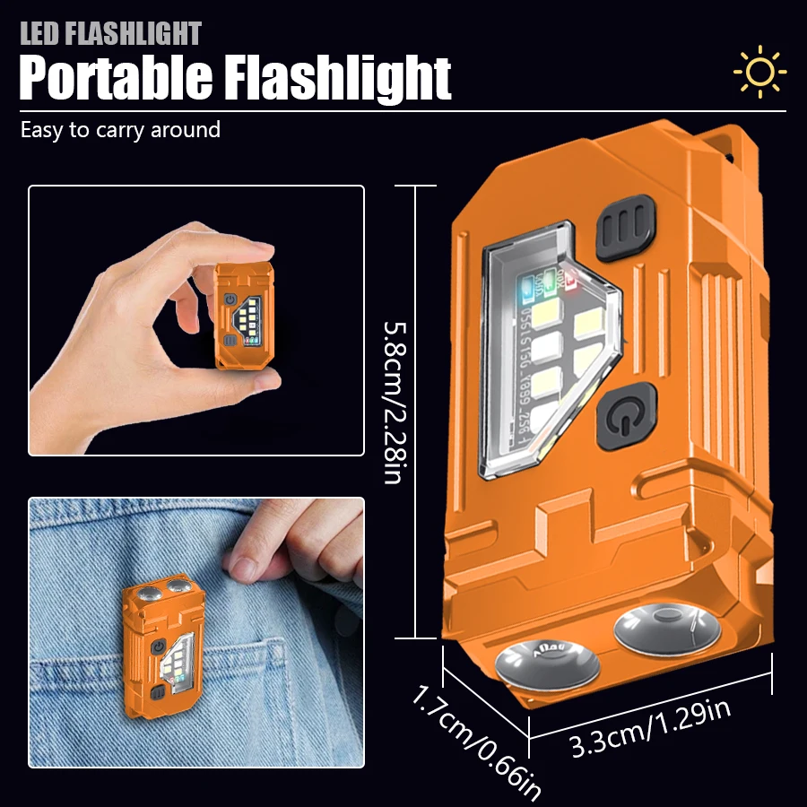 Gantungan Kunci Mini Senter ED - Headlamp ulasan dan harga