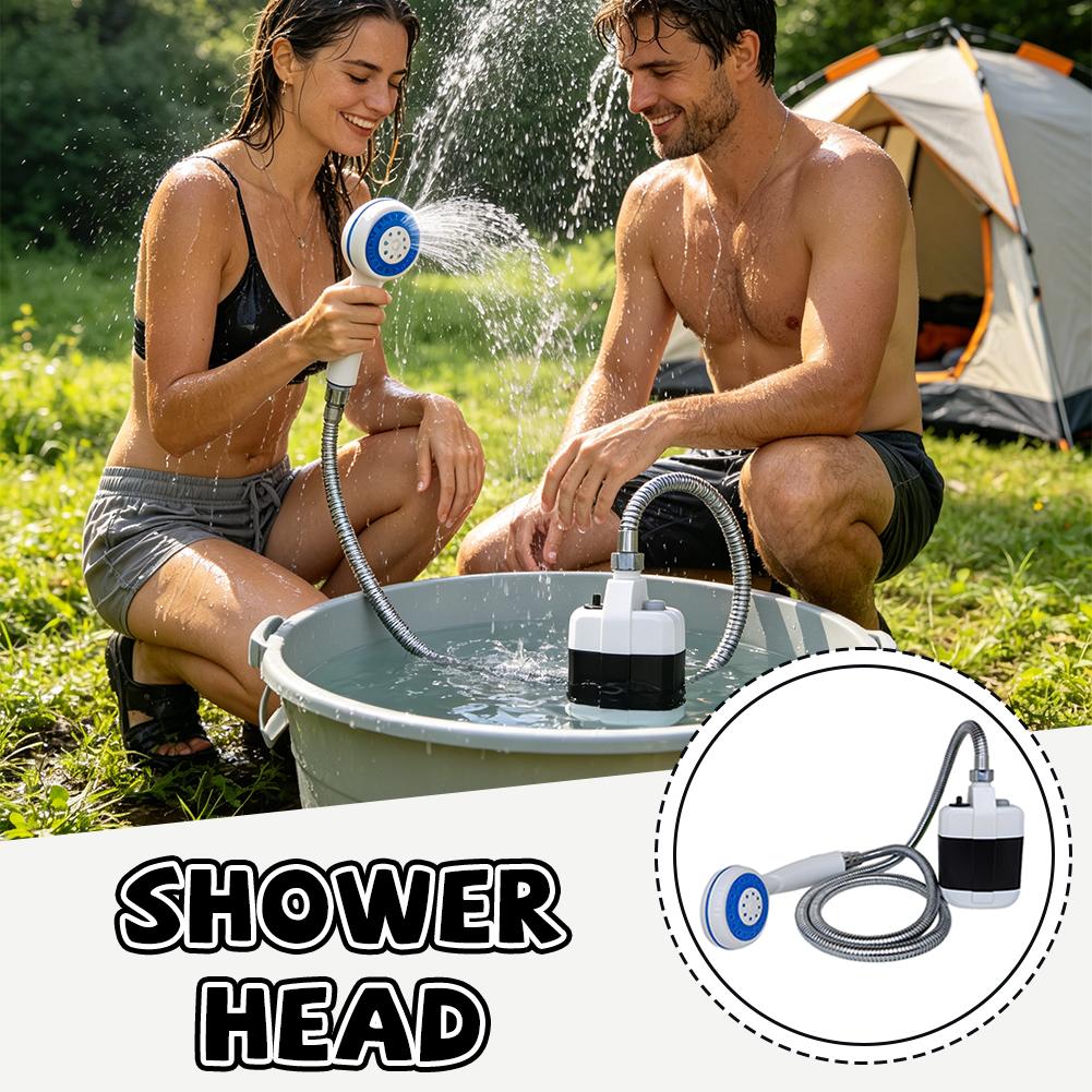Pompa Mandi Elektrik Portabel  - Outdoor Camping Showers ulasan dan harga