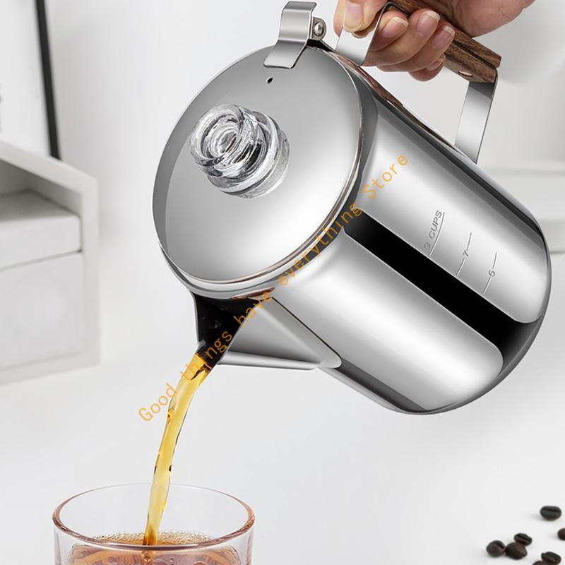 Pembuat Kopi Berkemah Baja Ant - Camp Percolator Coffee ulasan dan harga