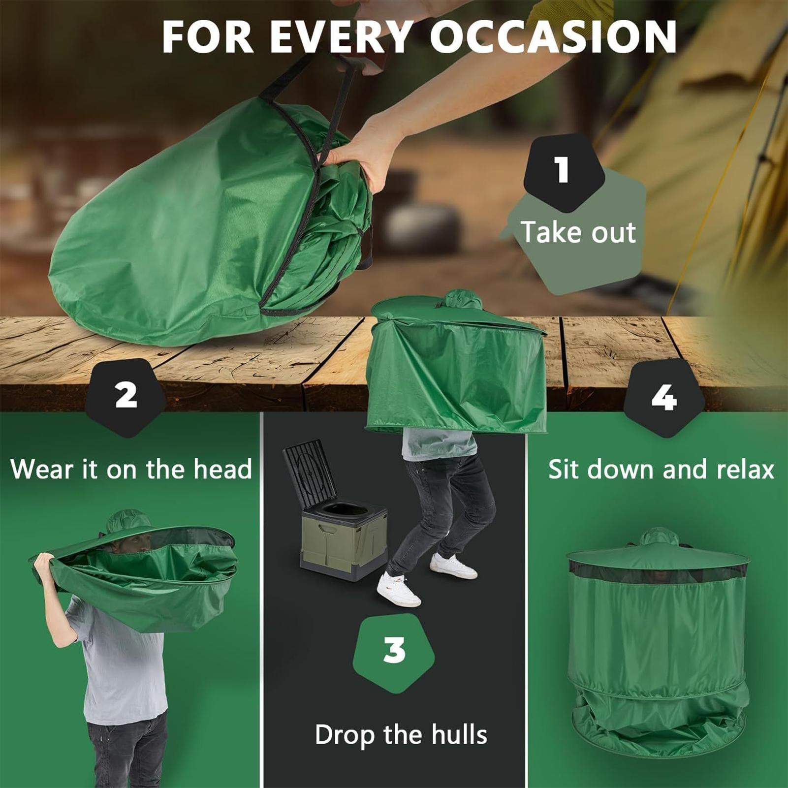 Tenda Toilet Camping Portabel  - Outdoor Camping Automatic Quick Opening Tent ulasan dan harga