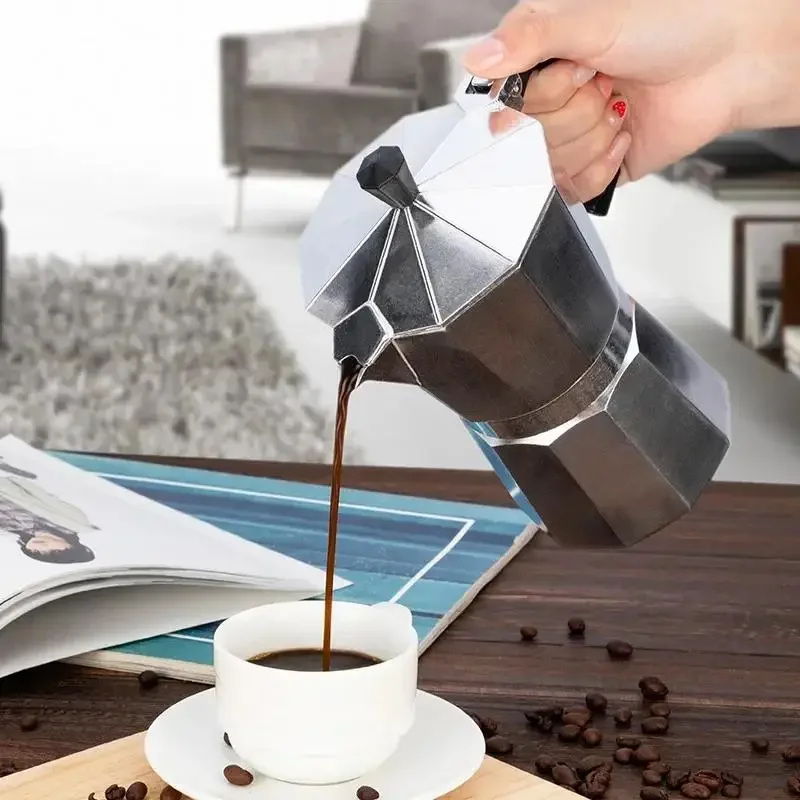 Pembuat Kopi Moka Pot Aluminiu - Camp Percolator Coffee ulasan dan harga
