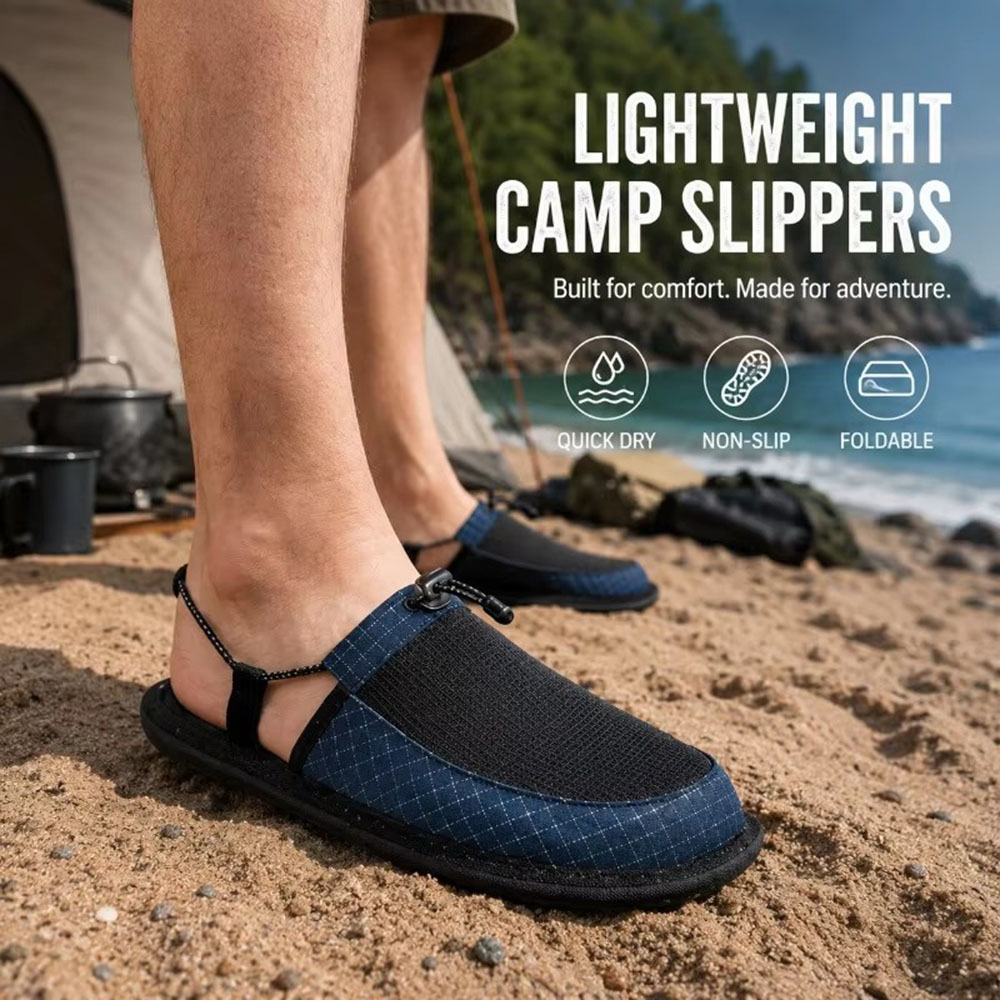 Sandal Air Lipat Cepat Kering  - Outdoor Camping Slippers ulasan dan harga