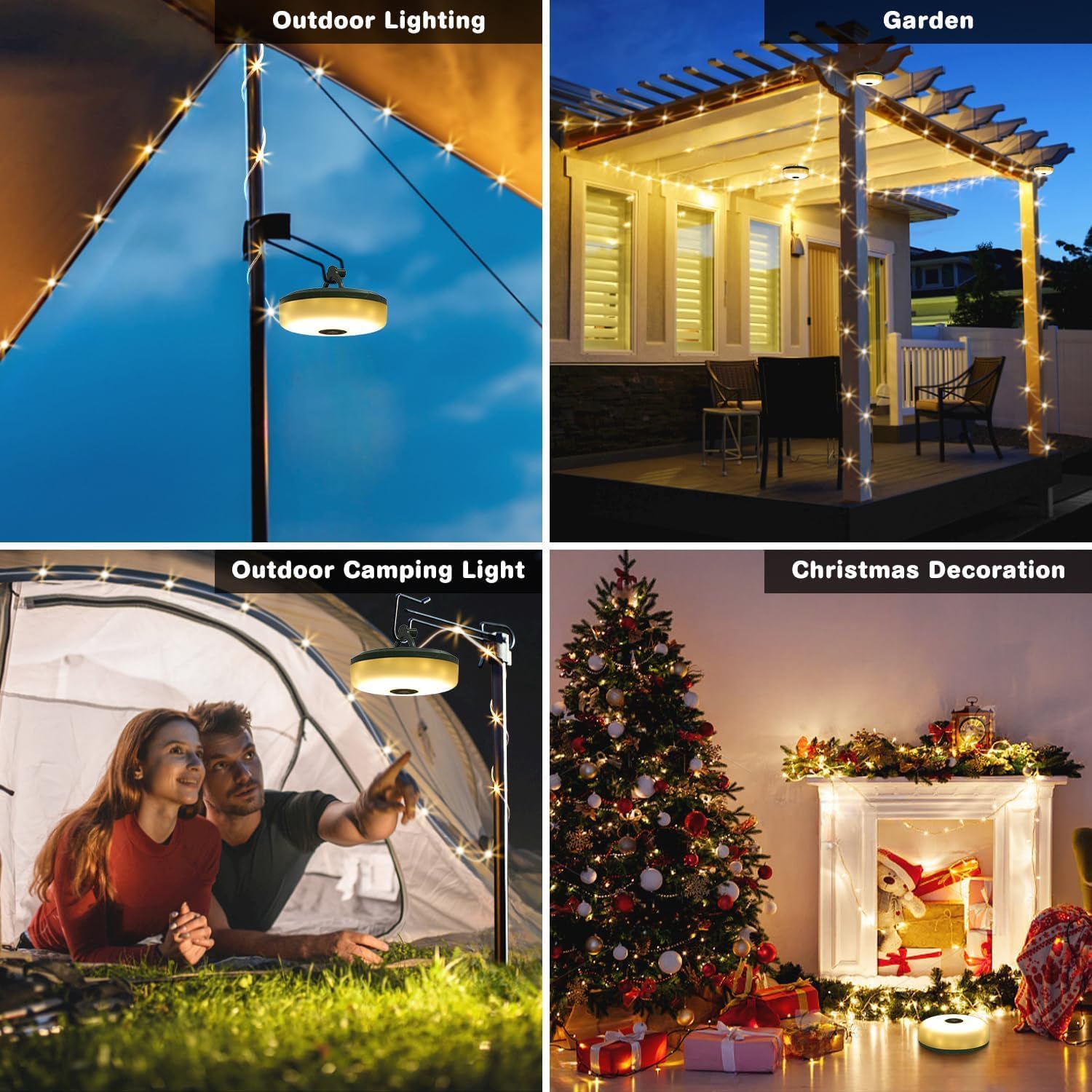 Lampu Kemah luar ruangan USB,  - Outdoor Camping Lights String ulasan dan harga