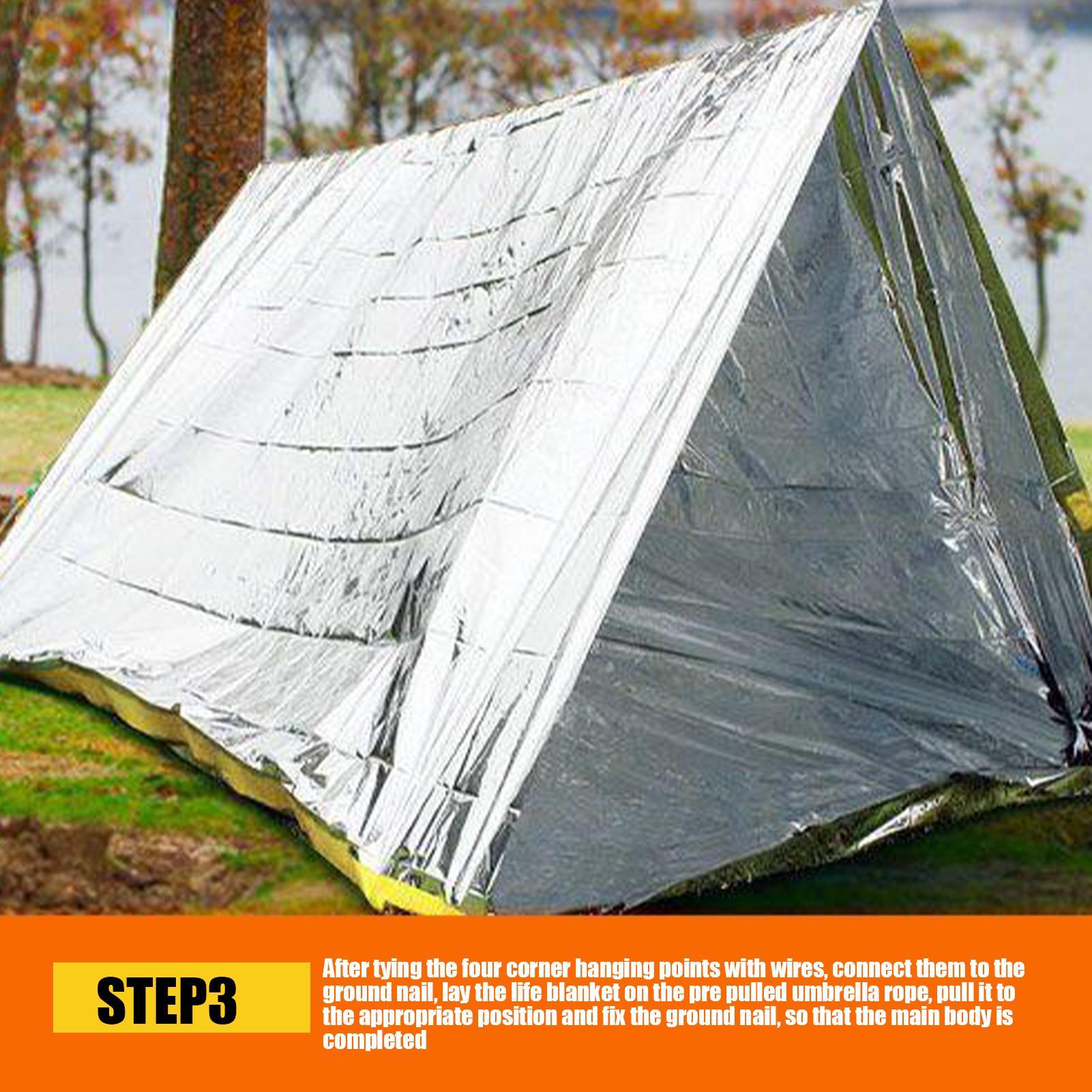 1 Buah Selimut Darurat Tahan A - Survival Kit ulasan dan harga