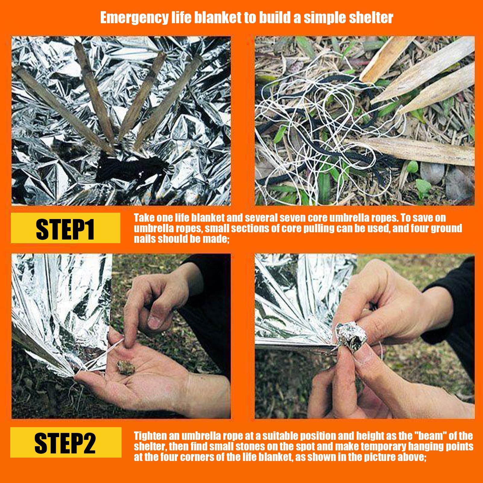 1 Buah Selimut Darurat Tahan A - Survival Kit ulasan dan harga