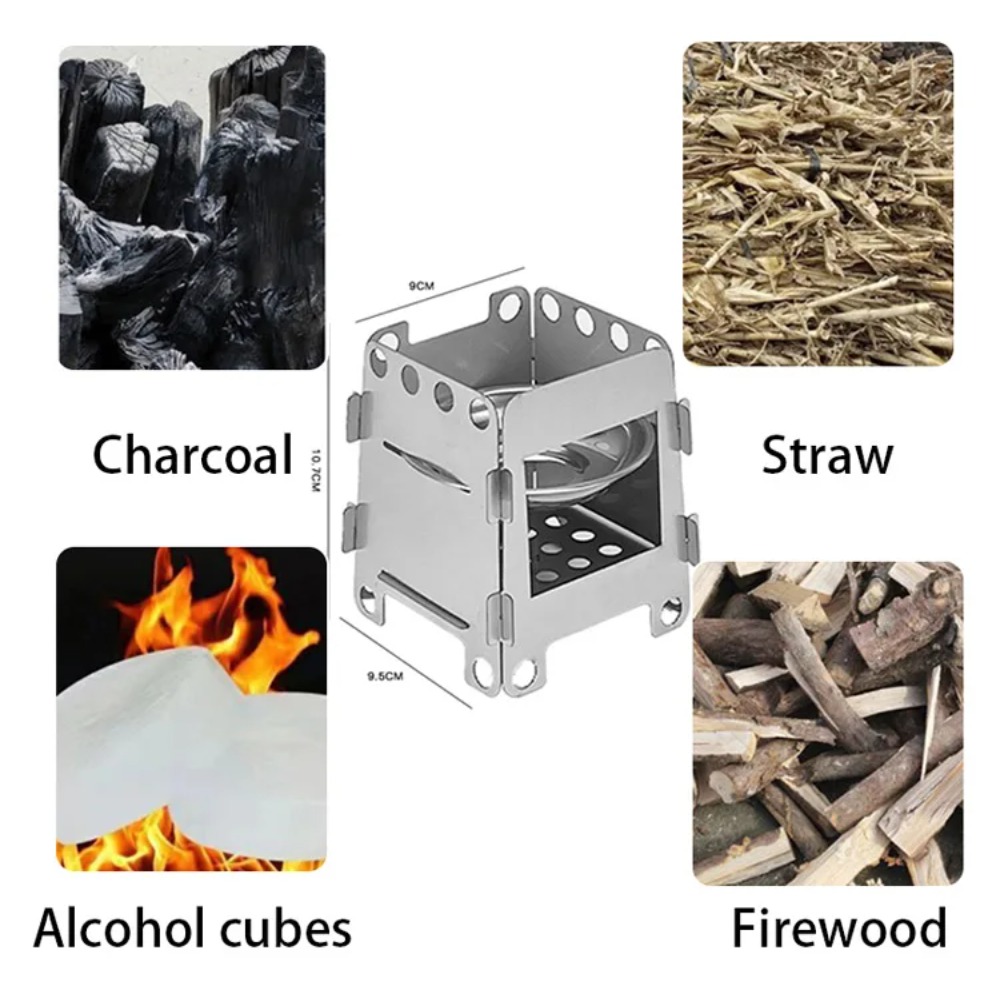 Kompor Kayu untuk Berkemah Kom - Outdoor Camping Wood Stove ulasan dan harga