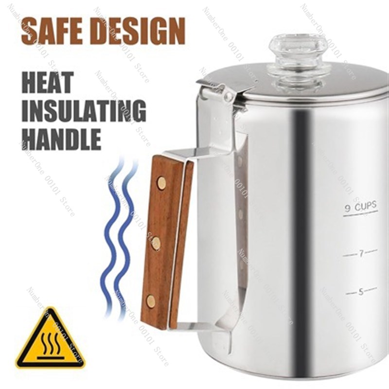 Perkolator Kopi untuk Kompor,  - Camp Percolator Coffee ulasan dan harga