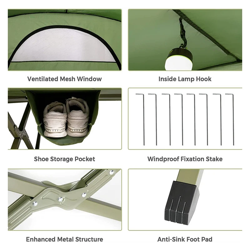 Tenda Outdoor Anti Air 2026 Be - Outdoor Camping Beds For Sale ulasan dan harga