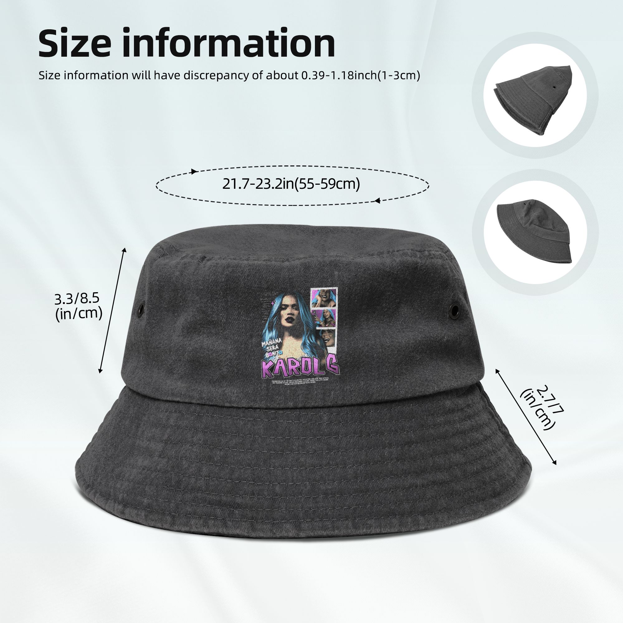 Topi Bucket Distressed Washed  - Urban Outdoor Camping ulasan dan harga